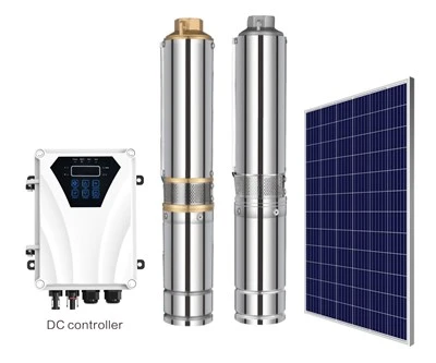 Pompă solară de apă pentru puțuri adânci de 4 inci, 48 V 72 V CC